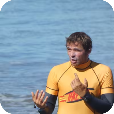Portrait of the Coach of the Surfschool